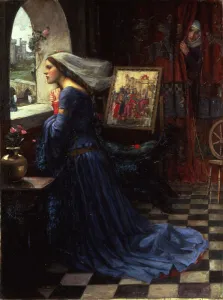 English Rose Gallery: Fair Rosamund, 1916 (oil on canvas)