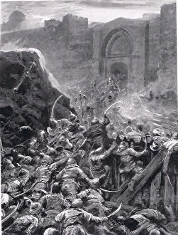 The Fall of Constantinople, illustration from Hutchinson's History of the Nations, 1915 (litho)