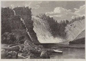 The Falls of Montmorency, near Quebec (engraving) The Falls of Montmorency, near Quebec (engraving)