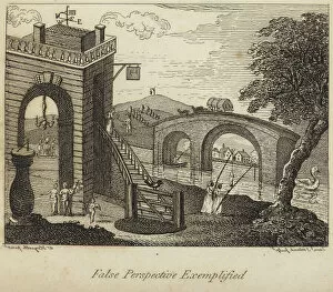 False perspective exemplified (engraving)