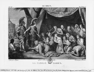The Family of Darius before Alexander the Great (etching) The Family of Darius before Alexander the Great (etching)