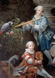 The family of Louis Francois du Bouchet, Marquis de Sourches The family of Louis Francois du Bouchet, Marquis de Sourches