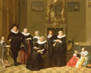 The Family of a Stadhouder in an Elegant Interior, 1635 The Family of a Stadhouder in an Elegant Interior, 1635