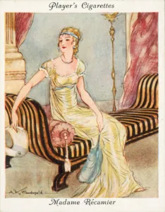 Famous Beauties: Madame Recamier (colour litho) Famous Beauties: Madame Recamier (colour litho)