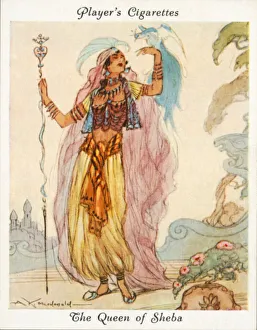 Famous Beauties: The Queen of Sheba (colour litho) Famous Beauties: The Queen of Sheba (colour litho)