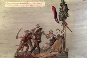Fanatic Peasants in the Chouan War (gouache on paper) Fanatic Peasants in the Chouan War (gouache on paper)