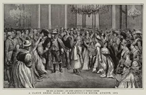 A Fancy Dress Ball at Marlborough House, August 1874 (engraving)