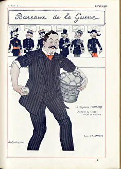 Fantasio, 1907_11_1 - Illustration of A Barrere (1874-1931): Armee - Humbert Charles Fantasio, 1907_11_1 - Illustration of A Barrere (1874-1931): Armee - Humbert Charles