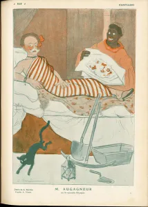 Fantasio, 1911_7_15 - Illustration of A Barrere (1874-1931): Manet Edouard, Noir Fantasio, 1911_7_15 - Illustration of A Barrere (1874-1931): Manet Edouard, Noir