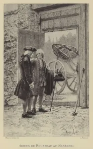 Farewell of Rousseau to the Marshal (gravure) Farewell of Rousseau to the Marshal (gravure)