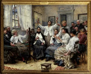 The fascines of Charity (Doctor Luys's service). Scene at the Hopital de la Charite The fascines of Charity (Doctor Luys's service). Scene at the Hopital de la Charite