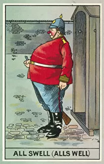 Fat Guardsman (colour litho)
