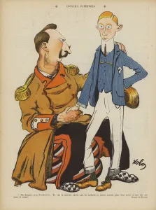 Fatherly advice. Illustration for Le Rire (colour litho) Fatherly advice. Illustration for Le Rire (colour litho)