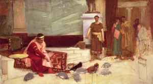 The Favourites of the Emperor Honorius (AD 384-423) (oil on canvas) The Favourites of the Emperor Honorius (AD 384-423) (oil on canvas)
