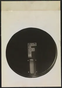 Feaster Film Feed Machine for phonograph records, cut-out or masked to produce a Feaster Film Feed Machine for phonograph records, cut-out or masked to produce a