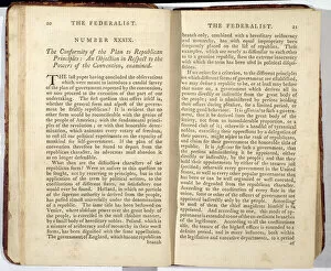 Founding Fathers Gallery: The Federalist, published in 1788 (print)