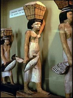 Female bearers bringing offerings for the deceased, from the cemetery at Assiut, Middle Kingdom, c