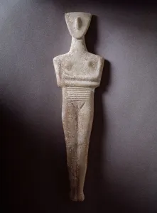 Female idol, schematic figurine, 3200-2000 BC Female idol, schematic figurine, 3200-2000 BC