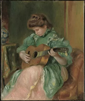 Femme a la guitare, c. 1896-1897 (oil on canvas)