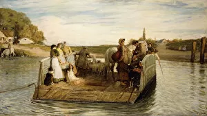 Leaning Back Gallery: The Ferry, 1881 (oil on canvas)