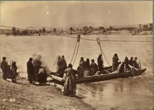Ferry near Fort Laramie, Dakota, 1868 (albumen print) Ferry near Fort Laramie, Dakota, 1868 (albumen print)