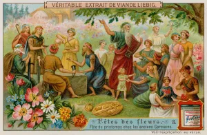 Festival of Spring in Ancient Germany (chromolitho) Festival of Spring in Ancient Germany (chromolitho)