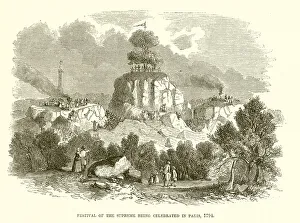 Festival of the Supreme being Celebrated in Paris, 1794 (engraving) Festival of the Supreme being Celebrated in Paris, 1794 (engraving)