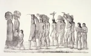 Festive Procession of the Tecunas, from Travels in Brazil (litho) Festive Procession of the Tecunas, from Travels in Brazil (litho)