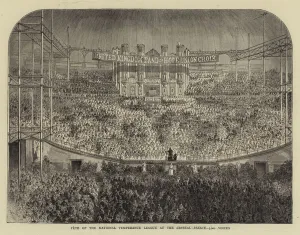 Fete of the National Temperance League at the Crystal Palace, 5000 Voices (engraving) Fete of the National Temperance League at the Crystal Palace, 5000 Voices (engraving)