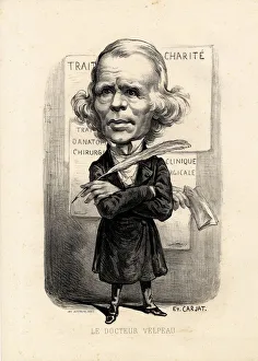 feuille volante - Illustration by Etienne Carjat (1826-1906): Medical, medicine, sante feuille volante - Illustration by Etienne Carjat (1826-1906): Medical, medicine, sante