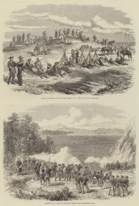 Field Day of British and Japanese Troops (engraving) Field Day of British and Japanese Troops (engraving)