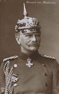 Field Marshal August von Mackensen, German military commander of the First World War (b / w photo)