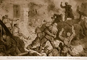 War & Military Scenes: 20th Century Gallery: Fierce hand-to-hand fighting at Rancourt, the fall of which contributed to the Franco-British capture of Combles