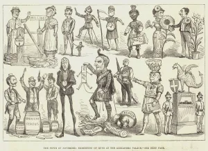The Fifth of November, Exhibition of Guys at the Alexandra Palace (engraving) The Fifth of November, Exhibition of Guys at the Alexandra Palace (engraving)