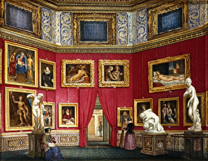 Figures in a Picture Gallery (watercolour and gouache) Figures in a Picture Gallery (watercolour and gouache)