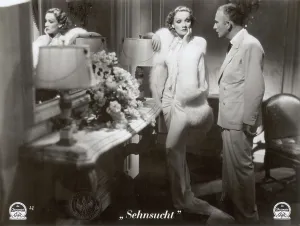 Still from the film Desire with Marlene Dietrich and John Halliday, 1936 Still from the film Desire with Marlene Dietrich and John Halliday, 1936