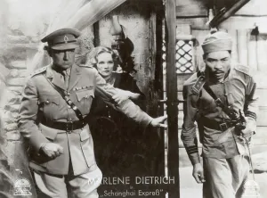 Still from the film Shanghai Express with Marlene Dietrich and Clive Brook Still from the film Shanghai Express with Marlene Dietrich and Clive Brook