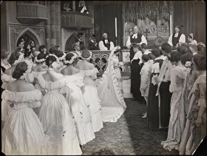 Biopic Gallery: Still from the film Sixty Years a Queen, c.1914 (b / w photo)