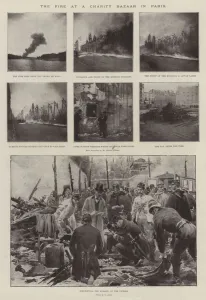The Fire at a Charity Bazaar in Paris (litho) The Fire at a Charity Bazaar in Paris (litho)