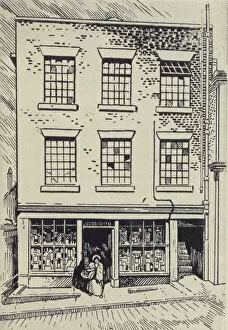 Related Images Collection: The first Co-operative shop to be opened in Rochdale, Lancashire, in 1844 (litho)