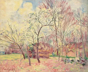 First Day of Spring in Moret, 1889 (oil on canvas) First Day of Spring in Moret, 1889 (oil on canvas)