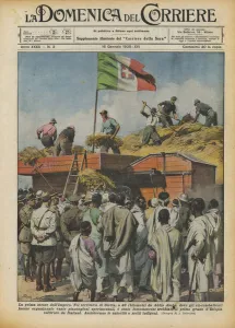 Plantations Gallery: The first harvest of the Empire (colour litho)