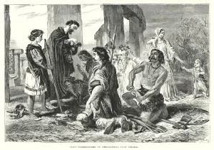 First Introduction of Christianity into Britain (engraving) First Introduction of Christianity into Britain (engraving)