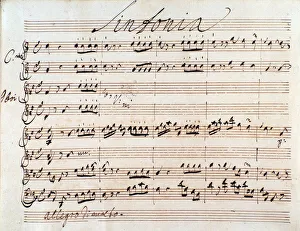 First page of musical score of Adriano in Siria by J A Hasse (1752) First page of musical score of Adriano in Siria by J A Hasse (1752)
