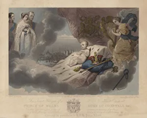 The First Prayer of the Prince of Wales, Prince Albert Edward, the future King Edward VII The First Prayer of the Prince of Wales, Prince Albert Edward, the future King Edward VII