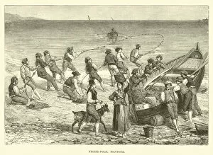 Fisher-folk, Mentone (engraving)