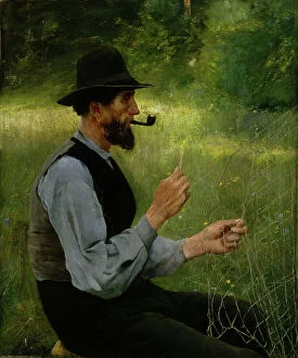 Repairing Collection: The Fisherman, 1886 (painting)