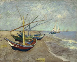 Fishing Boats on the Beach at Saintes-Maries-de-la-Mer, 1888 (oil on canvas) Fishing Boats on the Beach at Saintes-Maries-de-la-Mer, 1888 (oil on canvas)
