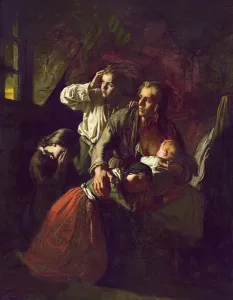 A Flash of Lightning, before 1848 (oil on canvas) A Flash of Lightning, before 1848 (oil on canvas)