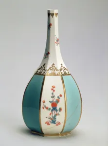 Flask, in the shape of a Japanese sake bottle, for the Meissen factory, c Flask, in the shape of a Japanese sake bottle, for the Meissen factory, c